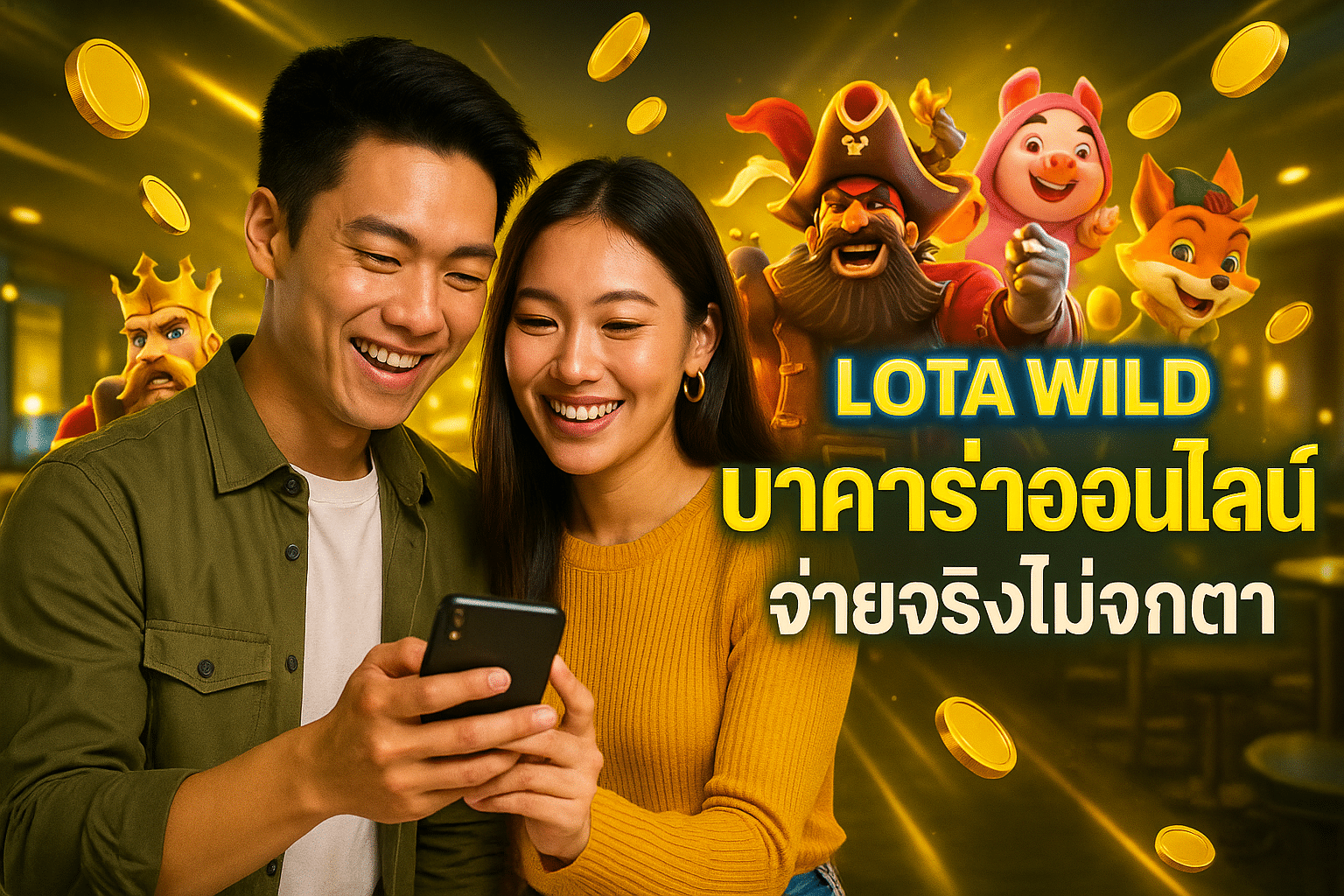 LOTA WILD บาคาร่าออนไลน์ จ่ายจริงไม่จกตา