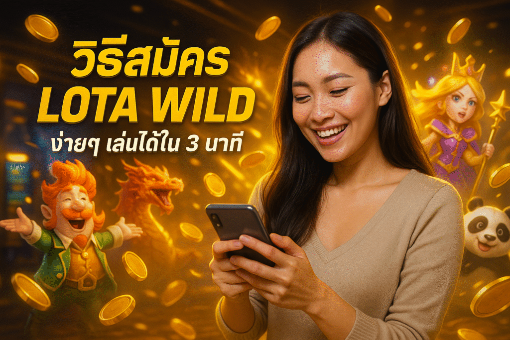 วิธีสมัคร LOTA WILD ง่ายๆ เล่นได้ใน 3 นาที