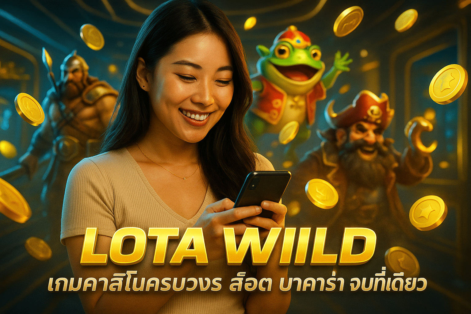 LOTA WILD เกมคาสิโนครบวงจร สล็อต บาคาร่า จบที่เดียว
