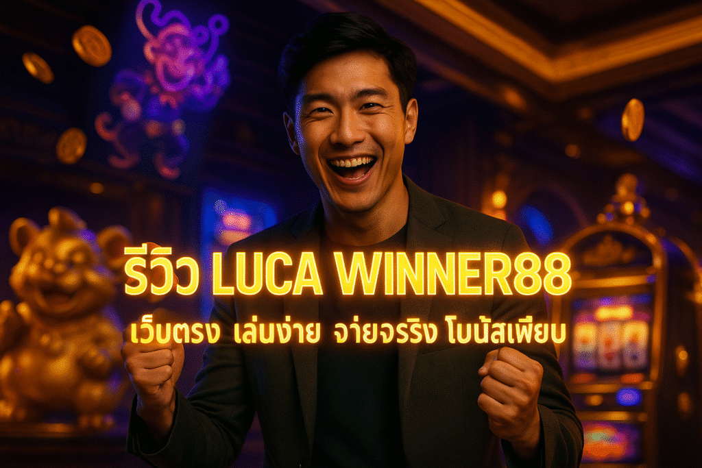 รีวิว LUCA WINNER88 เว็บตรง เล่นง่าย จ่ายจริง โบนัสเพียบ