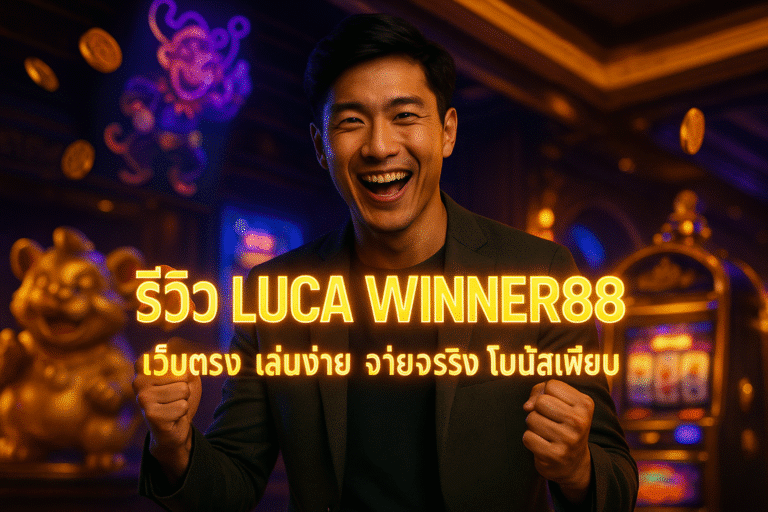 รีวิว LUCA WINNER88 เว็บตรง เล่นง่าย จ่ายจริง โบนัสเพียบ