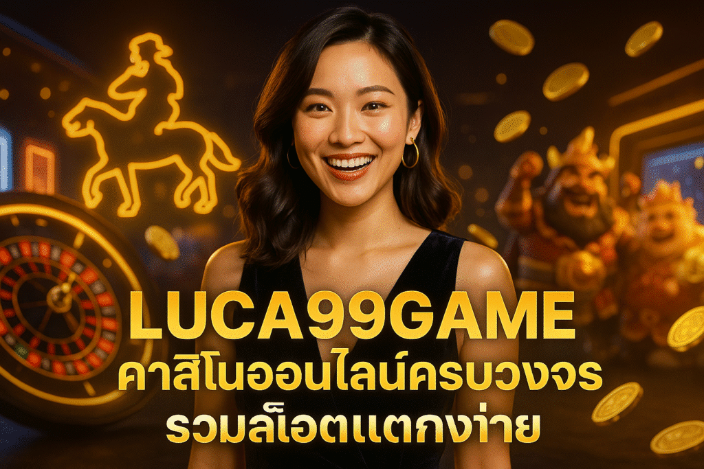 LUCA99GAME คาสิโนออนไลน์ครบวงจร รวมสล็อตแตกง่าย