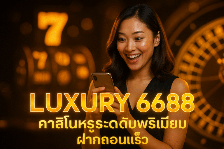 LUXURY 6688 คาสิโนหรูระดับพรีเมียม ฝากถอนเร็ว